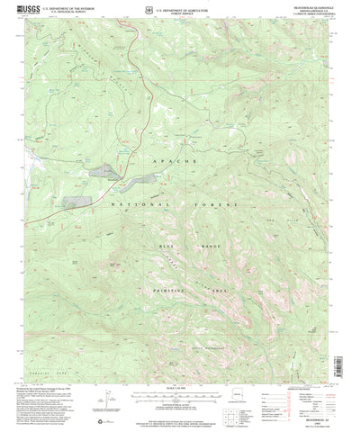 Beaverhead, Arizona 1997 (7.5'×7.5' Topographic Quadrangle) - Wide World Maps & MORE!