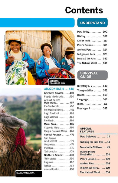 Lonely Planet Peru 10 (Travel Guide) - Wide World Maps & MORE!