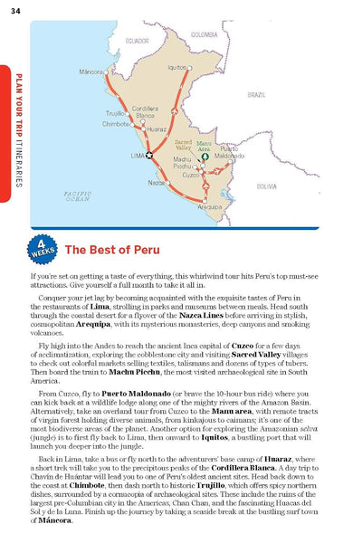 Lonely Planet Peru 10 (Travel Guide) - Wide World Maps & MORE!