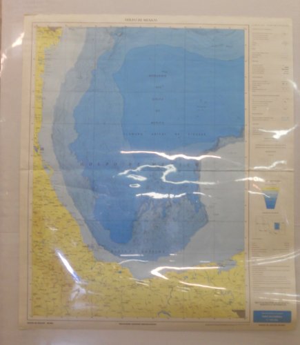 Golfo de Mexico (Estados Unidos Mexicanos: Carta Batimétrica 1:1 000 000, CB-... - Wide World Maps & MORE! - - Wide World Maps & MORE! - Wide World Maps & MORE!