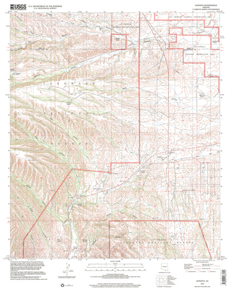 Sonoita, Arizona (7.5'×7.5' Topographic Quadrangle) - Wide World Maps & MORE!
