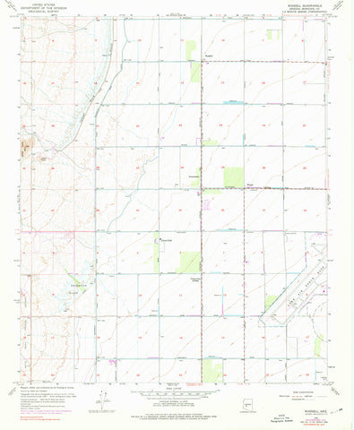 WADDELL 7.5' [Map] United States Geological Survey - Wide World Maps & MORE!