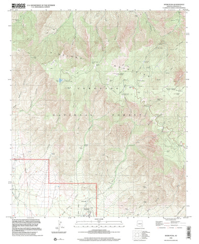 WEBB PEAK 7.5' [Map] United States Geological Survey - Wide World Maps & MORE!