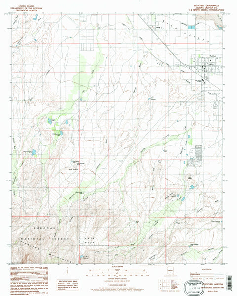 THATCHER 7.5' [Map] United States Geological Survey - Wide World Maps & MORE!
