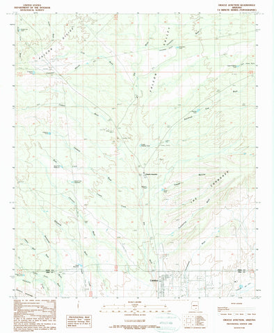 ORACLE JUNCTION [Map] United States Geological Survey - Wide World Maps & MORE!