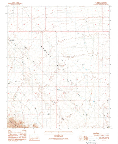 STAR WELL, AZ 7.5' PE 1989 - Wide World Maps & MORE!