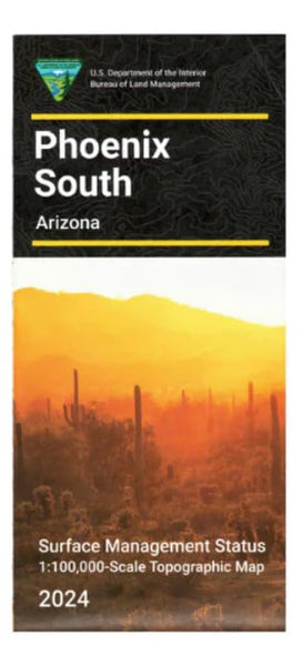 Phoenix South - Arizona Surface Management Status Topographic Map [Map] United States Geological Survey - Wide World Maps & MORE!