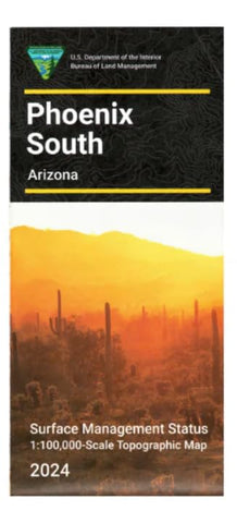 Phoenix South - Arizona Surface Management Status Topographic Map [Map] United States Geological Survey - Wide World Maps & MORE!