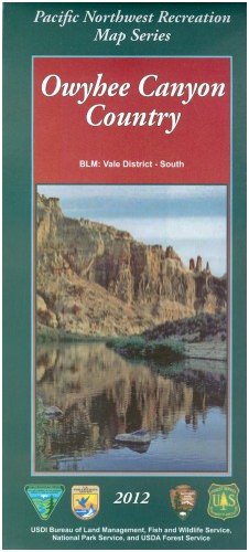 Map: Owyhee Canyon Country - Vale District South [Paperback] BLM, Forest Service - Wide World Maps & MORE!