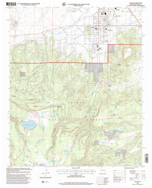 Eager 7.5' [Map] United States Geological Survey - Wide World Maps & MORE!