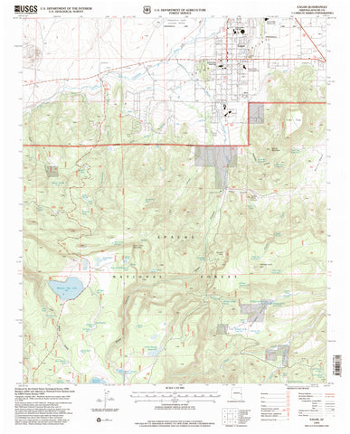 Eager 7.5' [Map] United States Geological Survey - Wide World Maps & MORE!