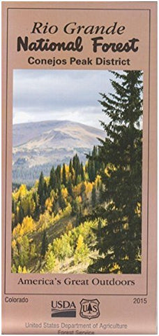 Map: Rio Grande National Forest Conejos Peak District [Paperback] USDA - Wide World Maps & MORE!