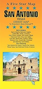 San Antonio, Texas Street Map (A Five Star Map) - Wide World Maps & MORE!