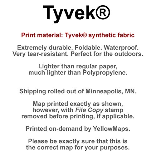YellowMaps Mariposa CA topo map, 1:250000 Scale, 1 X 2 Degree, Historical, 1963, Updated 1963, 23.8 x 32.1 in - Wide World Maps & MORE!