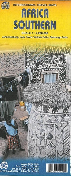 Africa Southern Travel Reference Map 1:2,200K [Map] International Travel Maps - Wide World Maps & MORE!