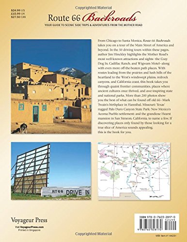 Route 66 Backroads: Your Guide to Scenic Side Trips & Adventures from the Mother Road (Backroads of ...) - Wide World Maps & MORE!