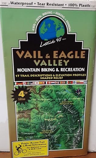 Vail and Eagle Valley Trails Mountain Biking & Recreation Map [Map]