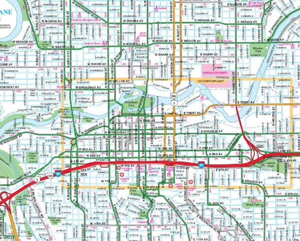 Spokane, Washington Street Map [Map] GM Johnson - Wide World Maps & MORE!