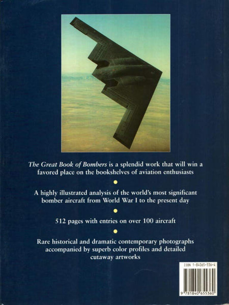 Great Book Of Bombers [Paperback] Jon Lake - Wide World Maps & MORE!