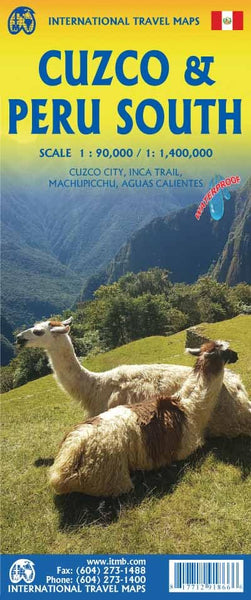Cuzco & Peru South Travel Map Waterproof 2025 edi [Map] ITMB Publishing Ltd - Wide World Maps & MORE!