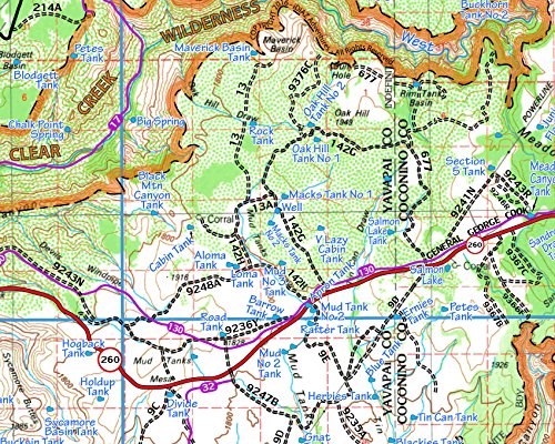 Arizona Hunt Unit 06A Map - Exceptional Design and Readability - 1:100,000 Scale & Water Resistant - Multi-Sourced Road Names - Extensive Water Source Icons - Compact & Field Ready! - Wide World Maps & MORE!