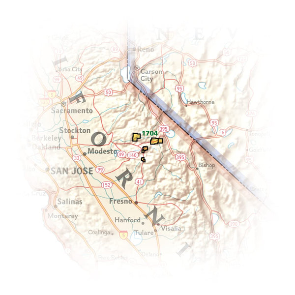 Yosemite National Park Day Hikes Map (National Geographic Topographic Map Guide, 1704) [Map] National Geographic Maps - Trails Illustrated - Wide World Maps & MORE!