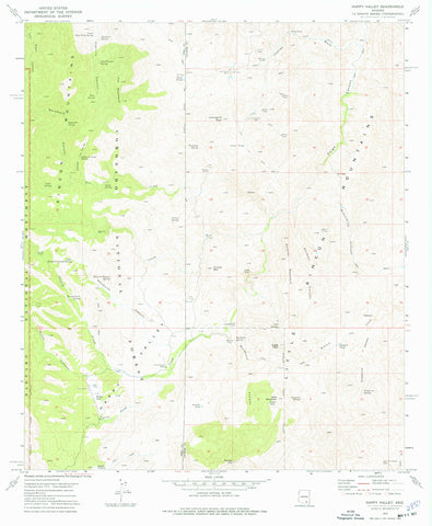 PRESCOTT VALLEY N, AZ 7.5 1973 [Map] United States Geological Survey - Wide World Maps & MORE!