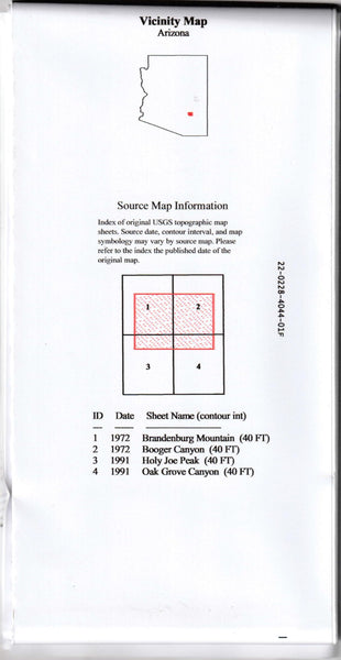 Aravaipa Canyon (Explorer Series Map) - Wide World Maps & MORE!