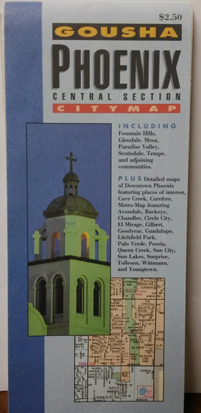 Gousha Phoenix Central, Az Citymap H.M. Gousha Company - Wide World Maps & MORE!