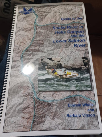 Guide to the Snake River in Hells Canyon and the Lower Salmon River [Spiral-bound] Duwain Whitis and Barbara Vinson - Wide World Maps & MORE!