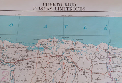Puerto Rico e islas limitrofes (Spanish Edition) Geological Survey (U.S.) - Wide World Maps & MORE!