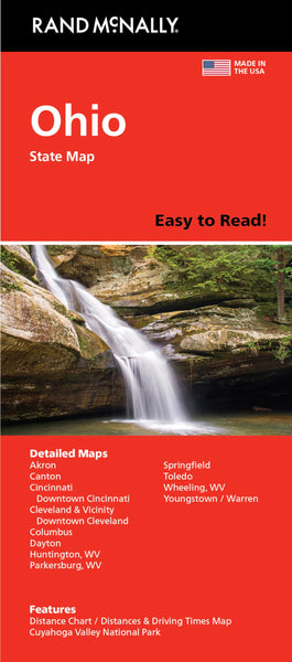 Rand McNally Easy to Read: Ohio State Map - Wide World Maps & MORE!