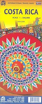 Costa Rica Travel Reference Map (Waterproof) 1:300K - Wide World Maps & MORE!