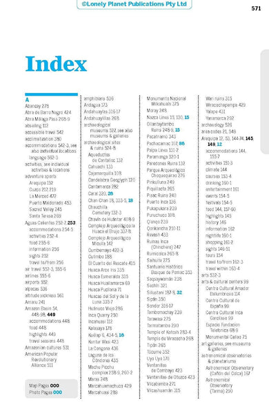 Lonely Planet Peru 10 (Travel Guide) - Wide World Maps & MORE!