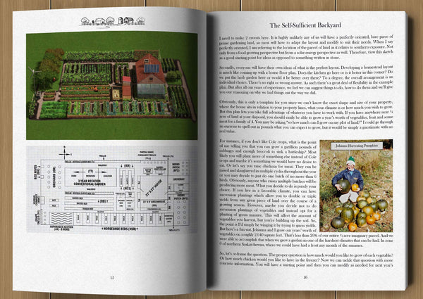 The Self-Sufficient Backyard [Paperback] Ron Melchiore and Johanna Melchiore - Wide World Maps & MORE!
