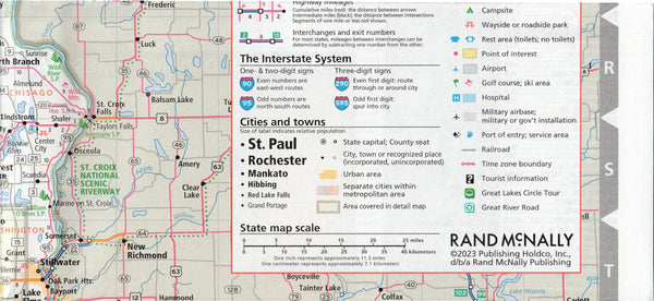 Minnesota State Map Easy to Read! [Map] RM Acquisition - Wide World Maps & MORE!
