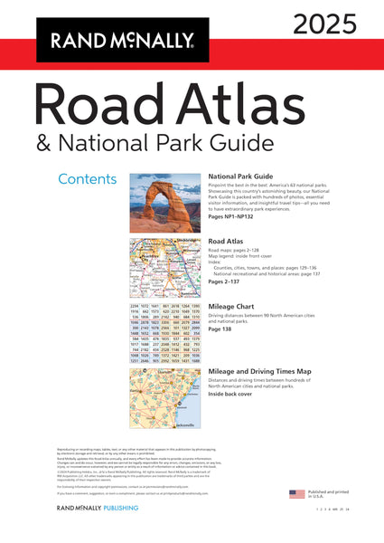 2025 Road Atlas & National Park Guide - Wide World Maps & MORE!