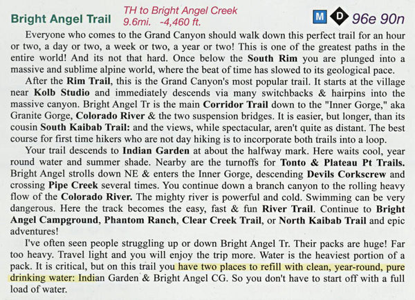 Grand Canyon Trail Map 7th Edition [Map] Sky Terrain and Kent Schulte - Wide World Maps & MORE!