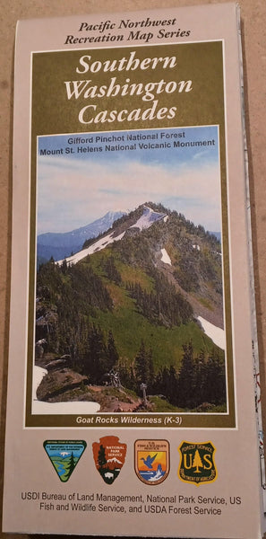 Southern Washington Cascades (Pacific Northwest Recreation Map Series) [Map] Staff - Wide World Maps & MORE!