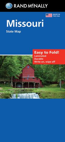 Rand McNally Easy to Fold: Missouri State Laminated Map [Map] Rand McNally - Wide World Maps & MORE!