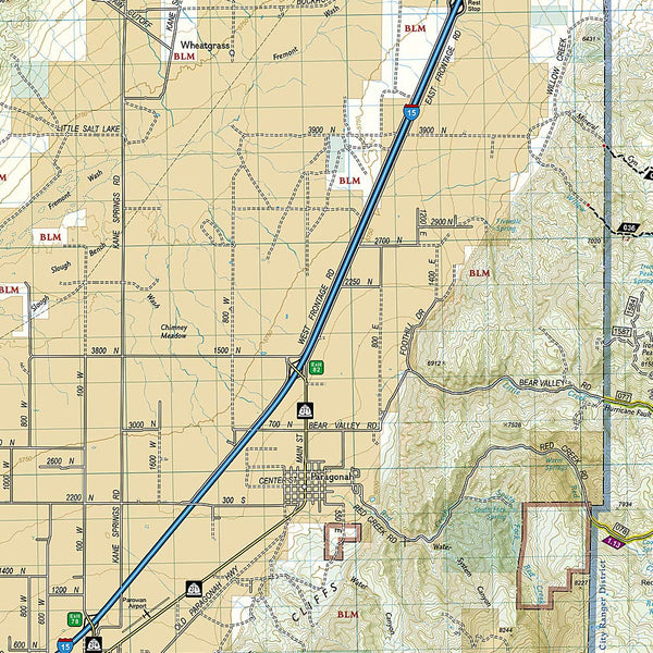Cedar City, Markagunt Plateau Map (National Geographic Trails Illustrated Map, 702) [Map] National Geographic Maps - Trails Illustrated - Wide World Maps & MORE!