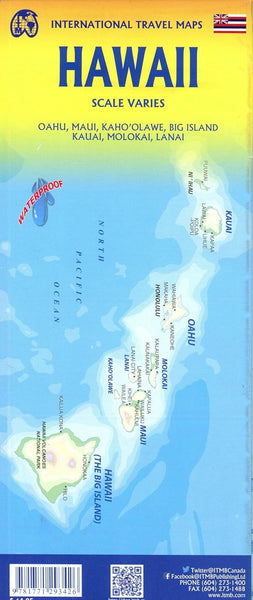 Hawaii State Travel Reference Map 1:150K/35K [Map] ITMB Publishing LTD - Wide World Maps & MORE!