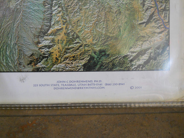 Satellite Image Map of Lake Mead National Recreation Area [Map] John C Dohrenwend - Wide World Maps & MORE!