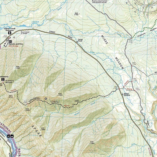North Fork: Glacier National Park Map (National Geographic Trails Illustrated Map, 313) [Map] National Geographic Maps - Trails Illustrated - Wide World Maps & MORE!