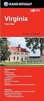 Easy to Read! Virginia State Map - Wide World Maps & MORE!