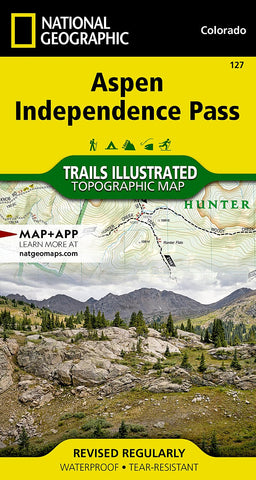 Aspen, Independence Pass (Trails Illustrated Map, 127) Colorado