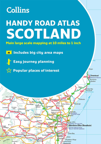 Collins Handy Road Atlas Scotland: A5 Paperback [Paperback] Collins Maps - Wide World Maps & MORE!