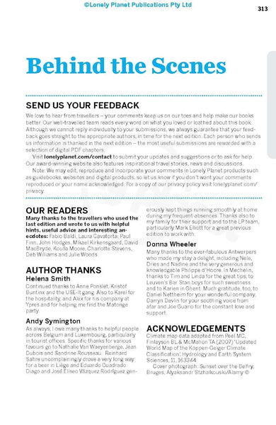 Lonely Planet Belgium & Luxembourg (Multi Country Guide) Lonely Planet; Smith, Helena; Symington, Andy and Wheeler, Donna - Wide World Maps & MORE!