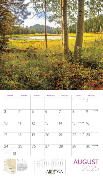 Arizona Highways 2025 Scenic Wall Calendar [Staple Bound] Arizona Highways Contributors - Wide World Maps & MORE!
