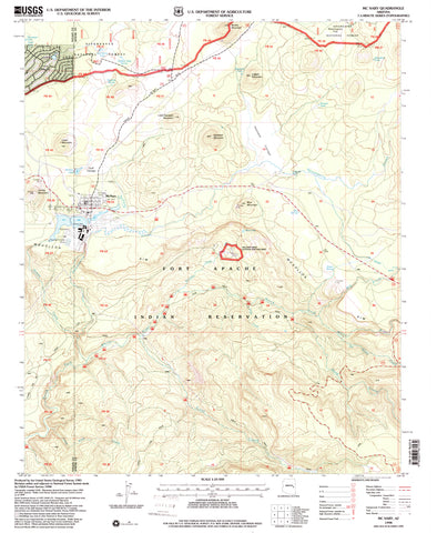 MCNARY [Map] United States Geological Survey - Wide World Maps & MORE!